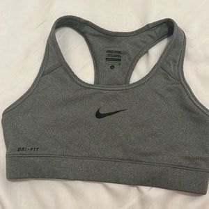 Nike Grey Sports Bra